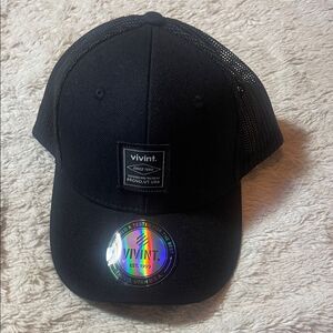 Vivint Black Cap with Mesh Design NEW